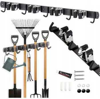 Věšák Šatní věšák řadový Okazeo 5 háčků 49 cm