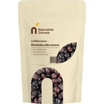 Sušené ovoce Lyofilizované borůvky Naturalnie Zdrowe celé plody 20 g