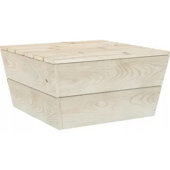 Konferenční stolek Zahradní stolek, 60x60x30 cm, impregnované dřevo