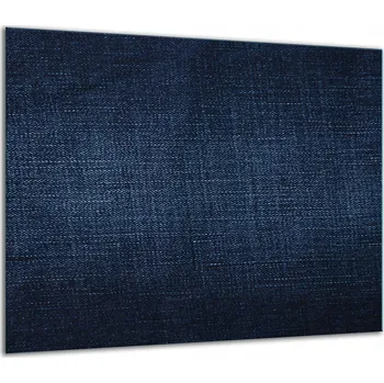 Obraz SKLENĚNÁ OCHRANNÁ DESKA NA SPORÁK 60x52 TMAVĚ MODRÁ