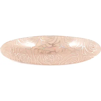 Spona na vlasy s potiskem růží Barva: béžová