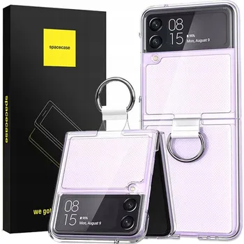 Pouzdro na mobilní telefon Zadní Kryt Spacecase pro Samsung Galaxy Z Flip4 bezbarvý