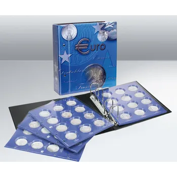 Obal pro sběratelský předmět SAFE Album TOPset, s potiskem, na 10€ mince v kapslích