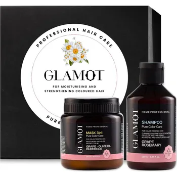 Kosmetická sada Glamot Pure Color Care Set dárkový set pro péči o barvené vlasy