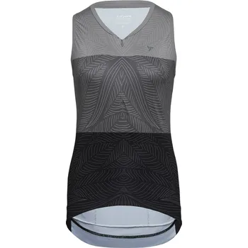 cyklistický dres Dámské tílko Silvini WD2034 Escolca black-charcoal / XL