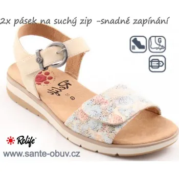 Dámská zdravotní obuv SANTÉ RL/25710 ECRU vych.obuv vel.37-42, SANTÉ RL/25710 ECRU