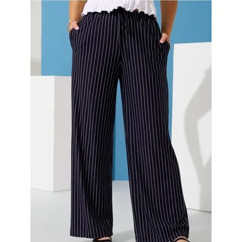 Dámské kalhoty Sinsay - Kalhoty wide leg - vícebarevná - 808EX-MLC - 808EX-MLC-L