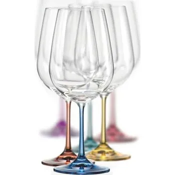 Sklenice Bohemia Crystal Sklenice na červené víno Spectrum 550ml (set po 6 ks)