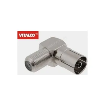 Elektrická zásuvka redukce F zásuvka-TV zásuvka rohová VITALCO