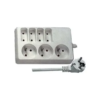 Prodlužovací kabel kabel prodlužovací 3m/3zás.+4zás.2pol.