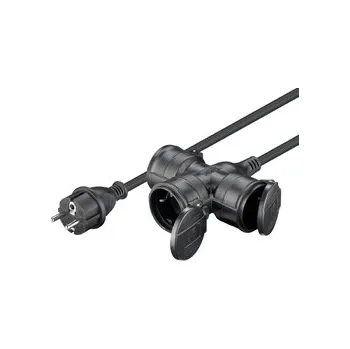 Prodlužovací kabel Goobay elektrický prodlužovací kabel 3x zásuvka 10m