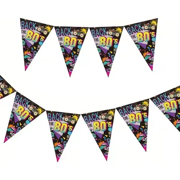 Karnevalový doplněk Girlanda 80. léta