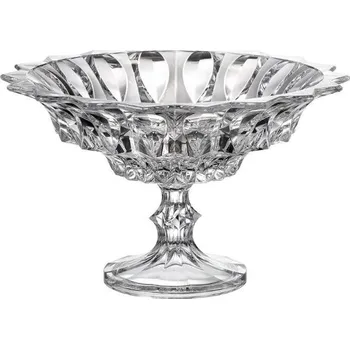 Bohemia Crystal Mísa na noze Fortune 330mm