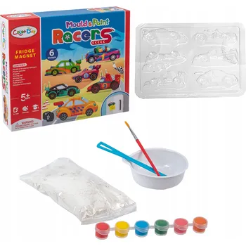 kreativní sada KREATIVNÍ SADA PRO VÝROBU MAGNETŮ NA LEDNIČKU - AUTA