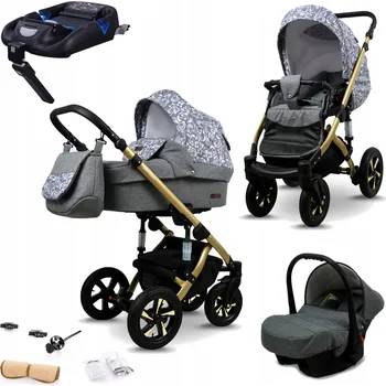 Kočárek Dětský kočárek 4v1 BabyLux Sky Lark + Isofix základna