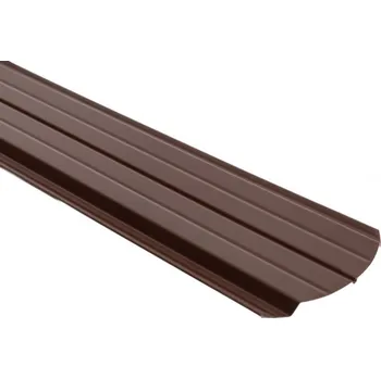 Plotovka Plechová plotovka Unico oblá hnědá 80 cm