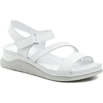 Dámské sandále Wild 022056102B2 bílé dámské sandály na klínku EU 37 + DÁREK