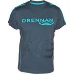 Triko Drennan T-Shirt Grey/Aqua - XXXL