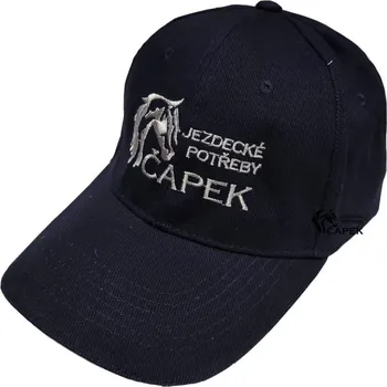 Kšiltovka -JEZDECKÉ POTŘEBY ČAPEK- - Tmavě modrá
