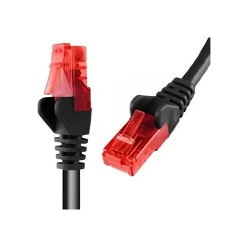 Síťový kabel Kabel RJ45 CAT 6 U/UTP AWG24, černý, 15m