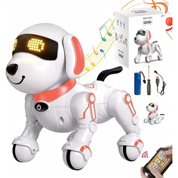 Robot INTERAKTIVNÍ ROBOTICKÝ PES NA DÁLKOVÉ OVLÁDÁNÍ – PEJSEK DĚLÁ TRIKY A TANČÍ