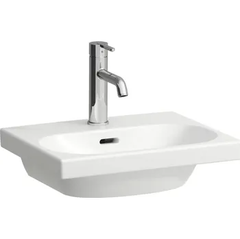 Název pro Google Klíčová Slova LAUFEN LUA Keramické umyvadlo H8100810001041, 1 otvor pro baterii, Bílá, 50x46 cm