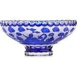 Bohemia Crystal Ručně broušená mísa Ocean Modrá 305mm