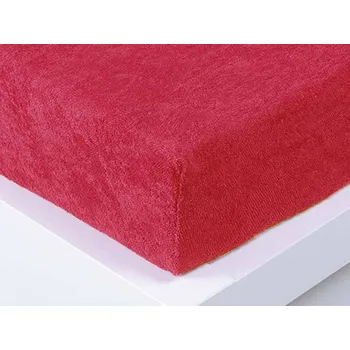 Prostěradlo XPOSE® Dětské froté prostěradlo Exclusive - malinové 70x140 cm, Froté + Prodloužená možnost vrácení zboží do 50 dnů
