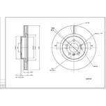 Brzdový kotouč HART 250 240
