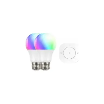 Žárovka Chytrá WiFi Prolight 2xE27 RGB RC žárovka