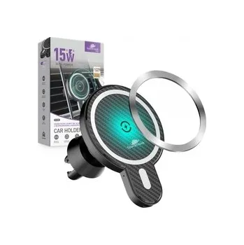 Držák do auta Držák do auta s nabíječkou Magsafe + Ring 15W