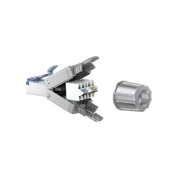 Síťový kabel Goobay kroucená síťová zástrčka RJ45 8P8C CAT6A STP