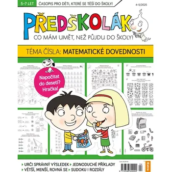 Časopis Předškolák 4-5/2025 (Matematické dovednosti)