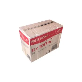 elektrický kabel Kabel RG6 Spacetronik HOKA 102 CU Dualshield 6x100