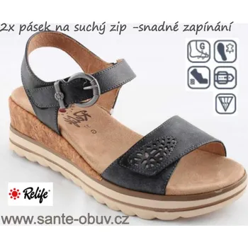 Dámská zdravotní obuv SANTÉ RL/22702 JEANS vych.obuv vel.36-42, --- - 38