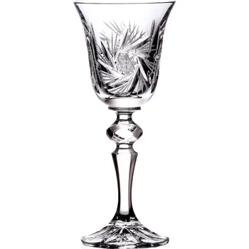 Sklenice Bohemia Crystal Ručně broušené sklenice na likér Větrník 60ml (set po 6ks)