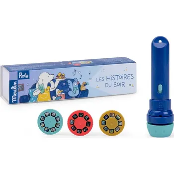 Lampička Projektor - lampička Moulin Roty, vícebarevná