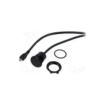 Elektrická zásuvka MICRO-USB-04-BK