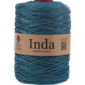 Příze Borgo de Pazzi Inda 45 Petrol (Špagátová příze Inda 45 Petrol)