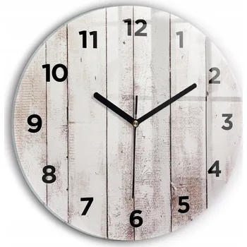Hodiny Nástěnné hodiny Wallfluente bílé 30 cm