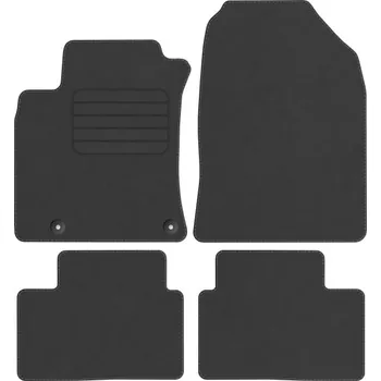 autokoberec Kobercové rohože Edecor velurové 4 ks