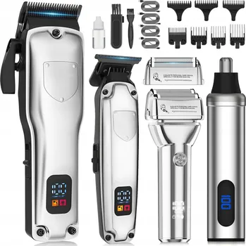 Strojek na vlasy STŘÍHACÍ STROJEK NA VLASY BEZDRÁTOVÝ ZASTŘIHOVAČ SADA PRO PÉČI