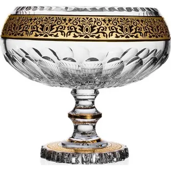 Bohemia Crystal Ručně broušená mísa na noze Romantic 205mm