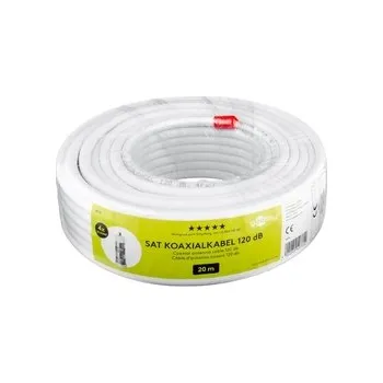 Anténní kabel Goobay RG6 koaxiální kabel 4xEKR 120dB CCS 20m