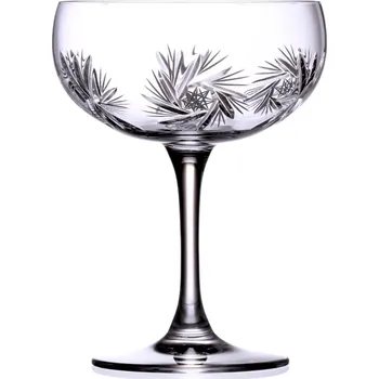 Sklenice Bohemia Crystal Ručně broušené sklenice na aperitiv a koktejly Větrník 280ml (set po 2ks)