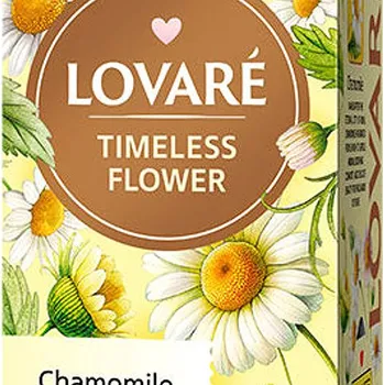 Čaj Lovaré Timeless Flower bylinný čaj heřmánek, 31,2 g, 24 sáčků