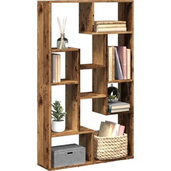 Knihovna Knihovna dub sonoma 72 x 20 x 120 cm kompozitní dřevo