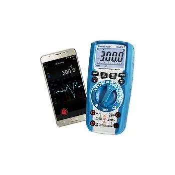 Multimetr Digitální multimetr BT LCD TruRMS IP67 PeakTech 3445