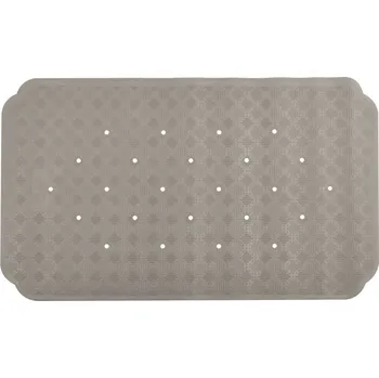 Protiskluzová podložka Spirella protiskluzová podložka do vany RUBY, šedo-hnědá, přírodní kaučuk, 70 x 40 cm