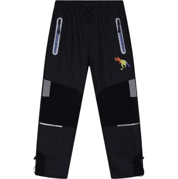 Chlapecké kalhoty Chlapecké outdoorové kalhoty Kugo černé/šedé G8860